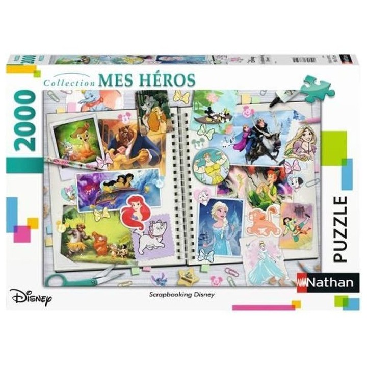 Puzzle N 2000 p - Scrapbooking Disney
