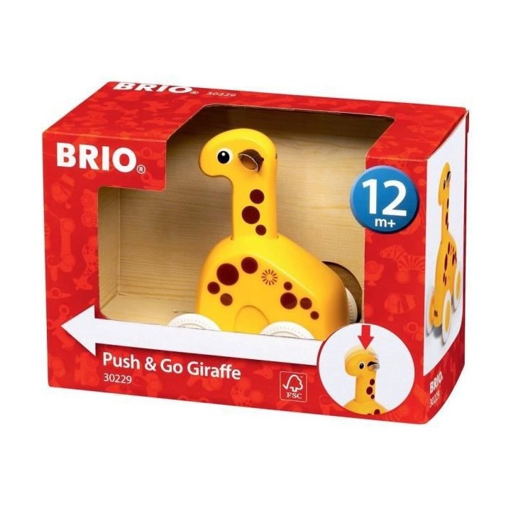 BRIO - Girafe Push & Go