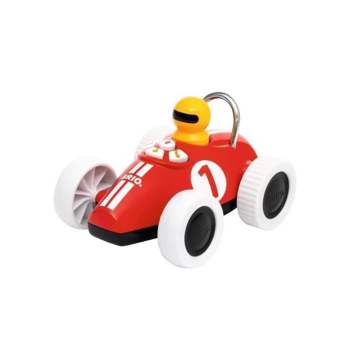 Brio Voiture de course Play & Learn - Boutons directionnels - Jouet d'