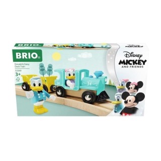 DISNEY Brio Train de Donald & Daisy Duck - Train sans pile pour circui