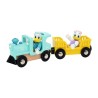 DISNEY Brio Train de Donald & Daisy Duck - Train sans pile pour circuit de train en bois - Ravensburger - Des 3 ans - 32260