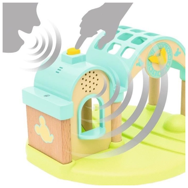 DISNEY Brio Gare a enregistreur vocal - Mickey Mouse - Accessoire pour