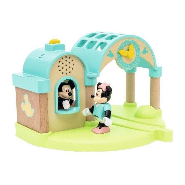 DISNEY Brio Gare a enregistreur vocal - Mickey Mouse - Accessoire pour