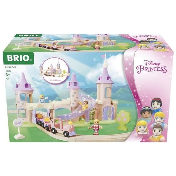 DISNEY Brio Circuit Château Princesses - Coffret 18 pieces - Circuit