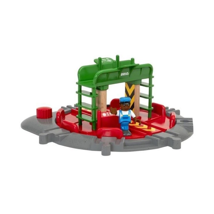 Brio World Plaque Tournante et Personnage - Accessoire pour circuit de