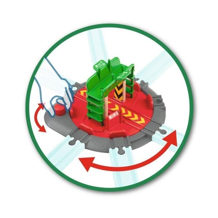 Brio World Plaque Tournante et Personnage - Accessoire pour circuit de