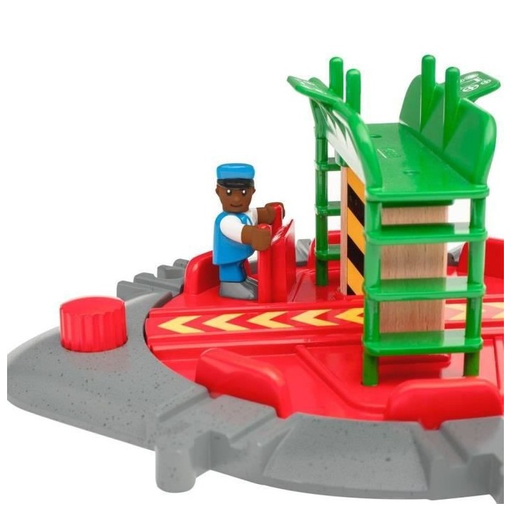 Brio World Plaque Tournante et Personnage - Accessoire pour circuit de