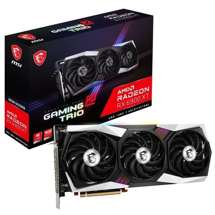 Carte Graphique - MSI - RX 6900 XT GAMING Z TRIO 16G - (912-V395-019)