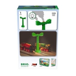 Brio World Eclairage Ferroviaire - Accessoire pour circuit de train en bois - Ravensburger - Mixte des 3 ans - 33836