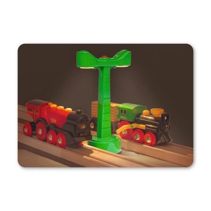 Brio World Eclairage Ferroviaire - Accessoire pour circuit de train en