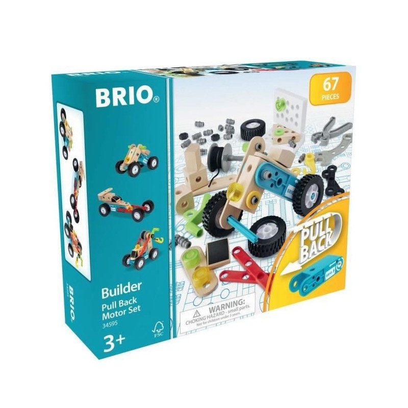 BRIO - Coffret Builder et Moteur a rétrofriction