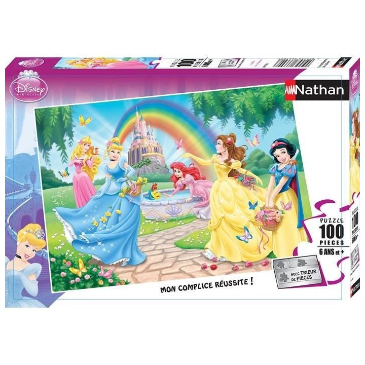 PRINCESSES DISNEY Puzzle 100 pieces - Le jardin des princesses Disney