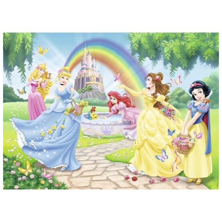 PRINCESSES DISNEY Puzzle 100 pieces - Le jardin des princesses Disney
