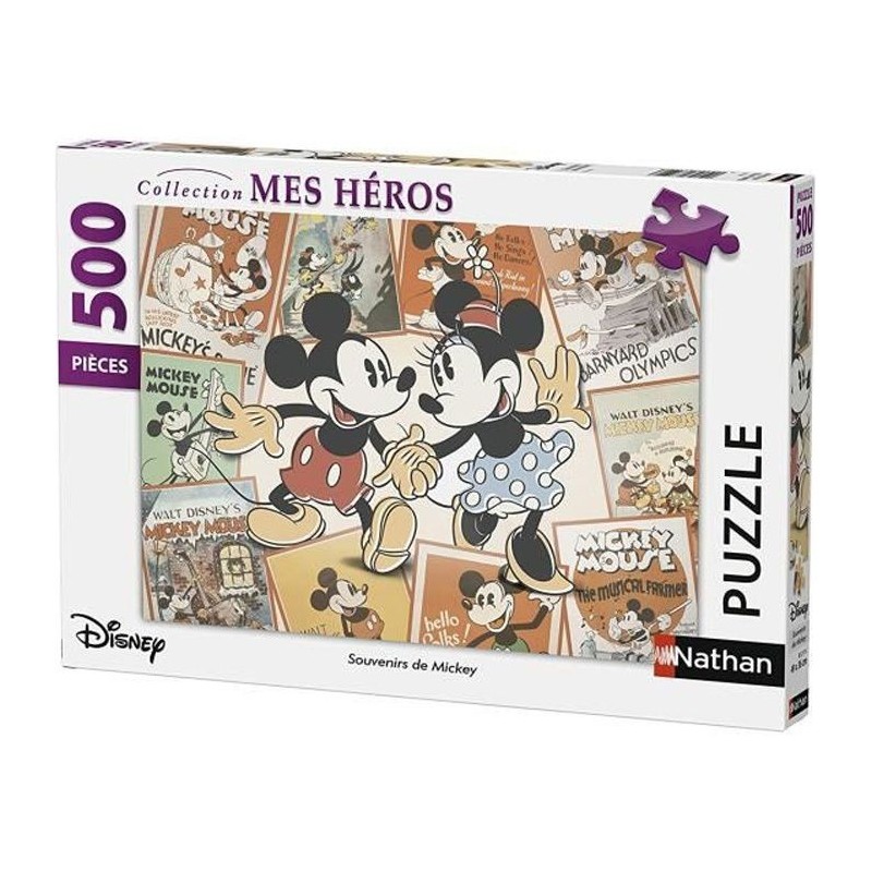 Puzzle N 500 p - Souvenirs de Mickey / Disney