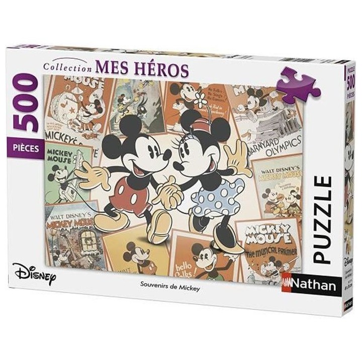Puzzle N 500 p - Souvenirs de Mickey / Disney
