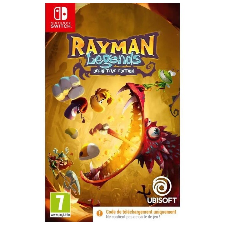 Rayman Legends Definitive Edition Jeu Switch (Code de téléchargement