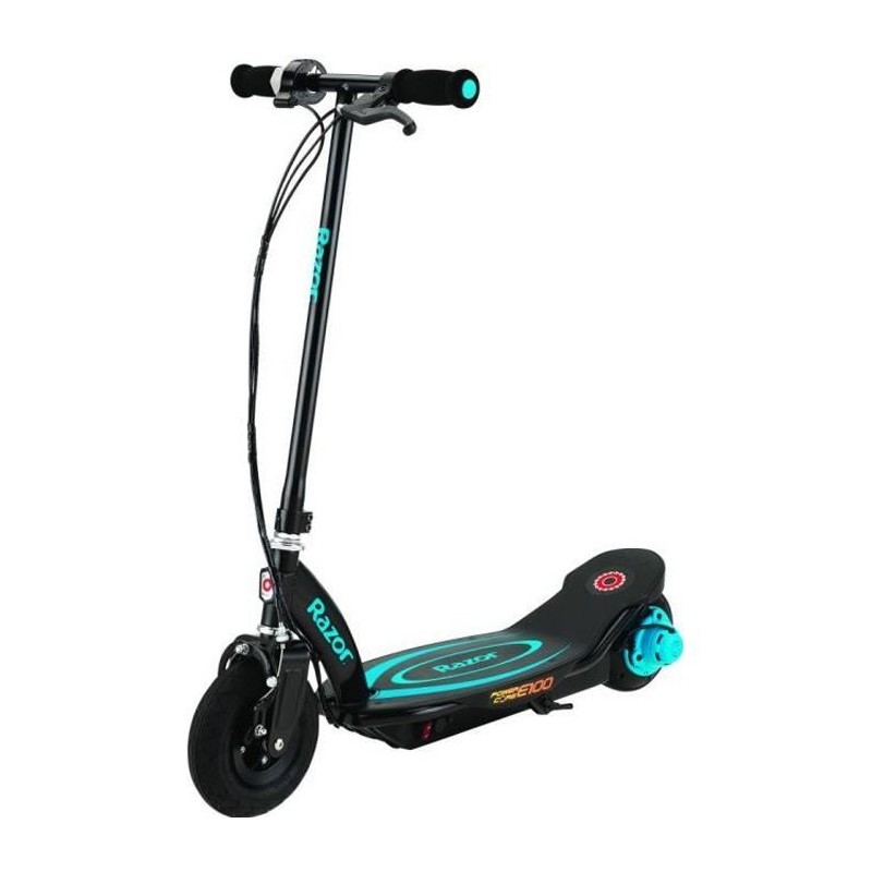 RAZOR Trottinette enfant Electrique E100 Power Core - Bleu - jusqu'a 18 kms/heure