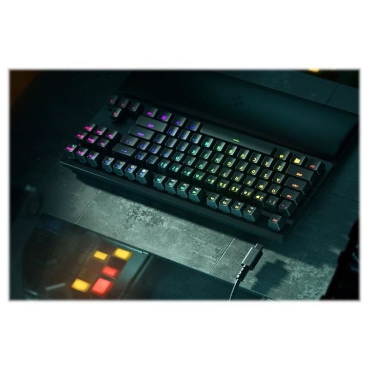 RAZER - Clavier gaming - HUNTSMAN V2  TKL PURPLE SWITCH