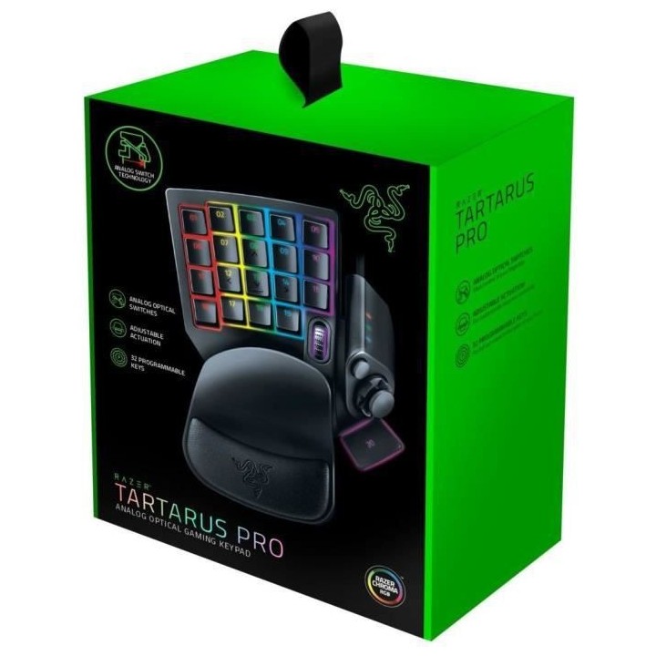 RAZER - CLAVIER D'ORDINATEUR TARTARUS PRO ANALOG MERCURY
