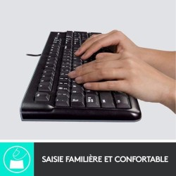 LOGITECH Pack clavier-souris filaire - MK120 - AZERTY