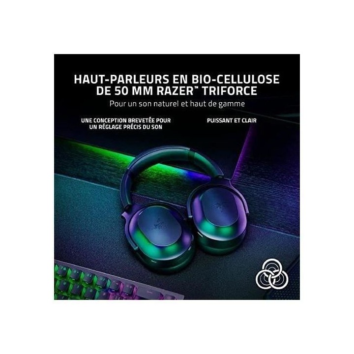 RAZER - Casque gaming BARRACUDA PRO
