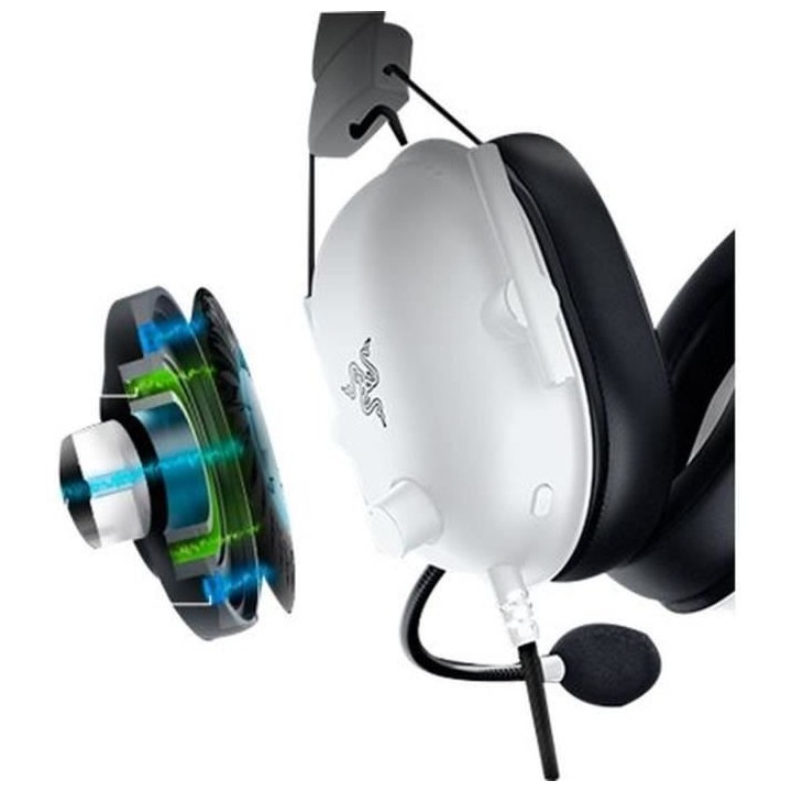 RAZER - Casque gaming - BLACKSHARK V2 X WHITE