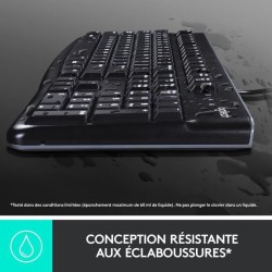 LOGITECH Pack clavier-souris filaire - MK120 - AZERTY