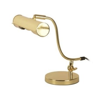 RBM Lampe piano dorée sur pied type banquier