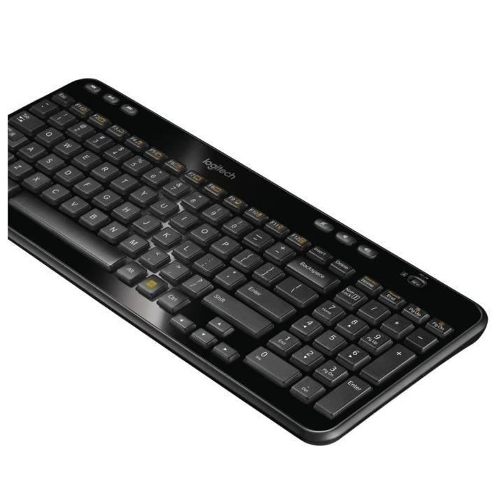LOGITECH - Clavier sans fil K360 - AZERTY - Noir