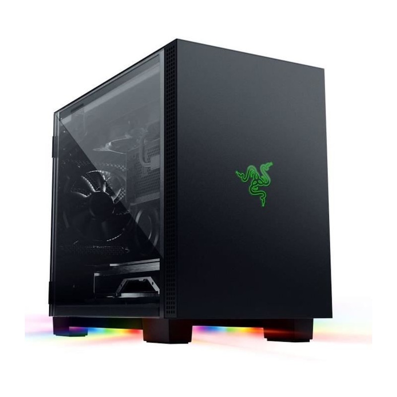 Boitier PC Tomahawk M1 - RAZER - Format Mini ITX - RGB Chroma - Verre trempé