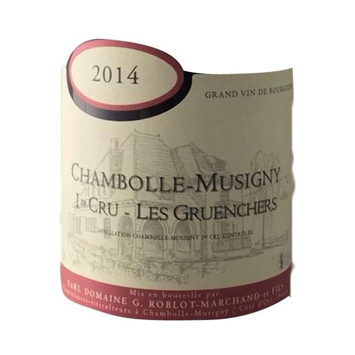 Domaine Roblot-Marchand Les Gruenchers 2014 Chambolle-Musigny - Vin ro