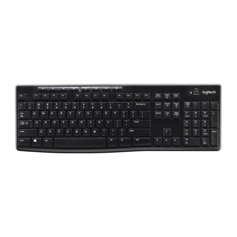 LOGITECH - Clavier sans fil K270 - Azerty - PC / Mac - Noir