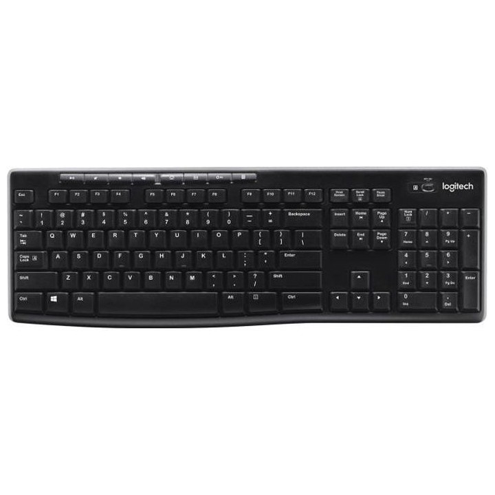 LOGITECH - Clavier sans fil K270 - Azerty - PC / Mac - Noir