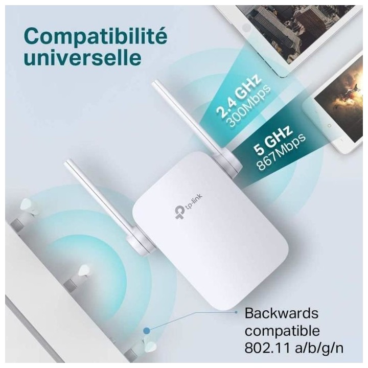 TP-LINK RE305 Répéteur Wi-Fi double bande 1200Mbps