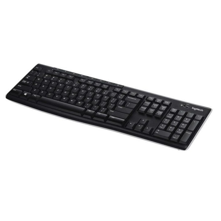 LOGITECH - Clavier sans fil K270 - Azerty - PC / Mac - Noir
