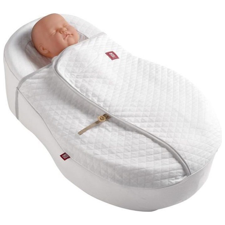 RED CASTLE Couverture bébé Cocoonacover 2,5 tog Blanc Feuilles