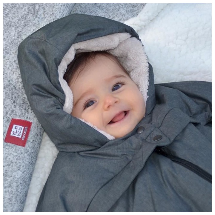 RED CASTLE Combi T-zip - 6-12m /Gris chine