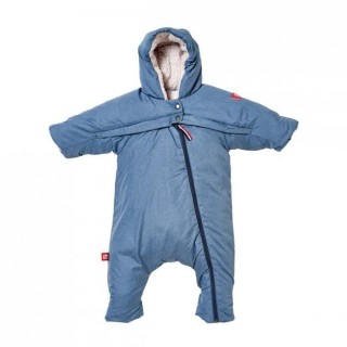 RED CASTLE Combi T-zip - 6-12m /Bleu chiné