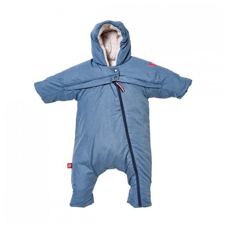 RED CASTLE Combi T-zip - 6-12m /Bleu chiné