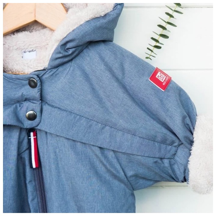 RED CASTLE Combi T-zip - 6-12m /Bleu chiné