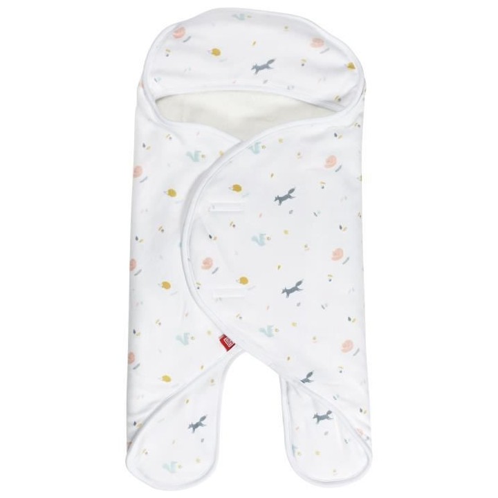 RED CASTLE Couverture bébé Babynomade Renard heureux