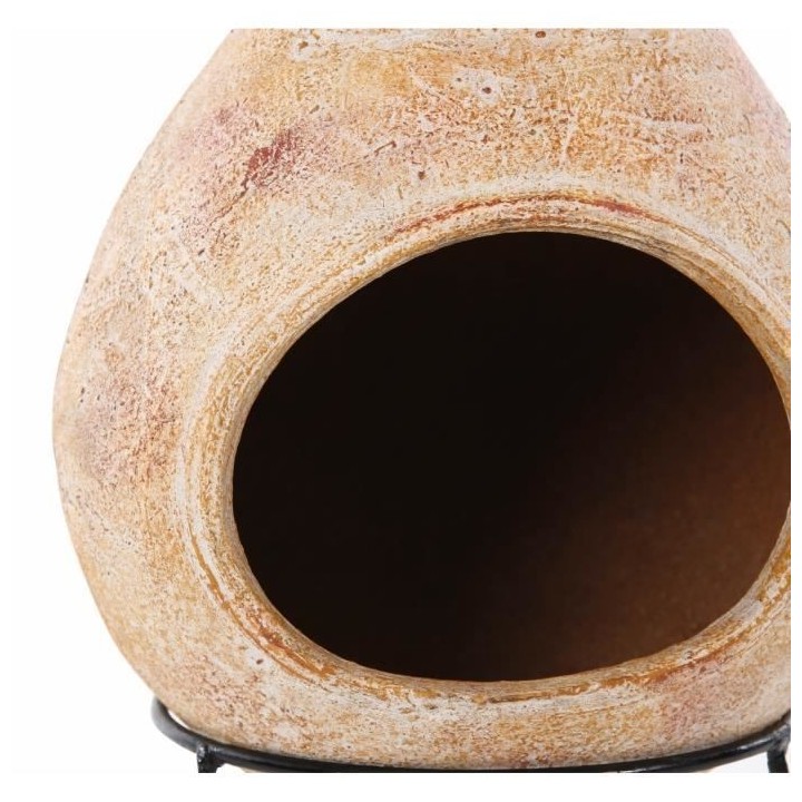 RED FIRE Cheminée Ramses en Terre Cuite