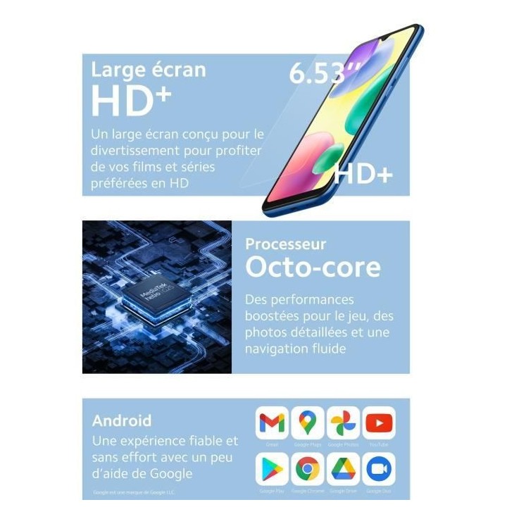 XIAOMI Redmi 10A 32Go 4G Blue