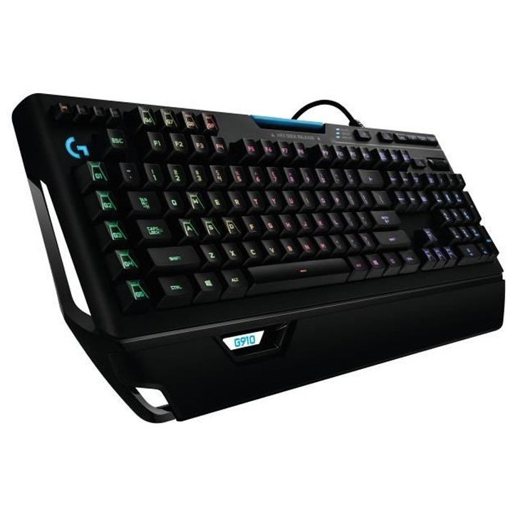 LOGITECH G - Clavier Gamer G910 Orion Spectrum - AZERTY - Mécanique -