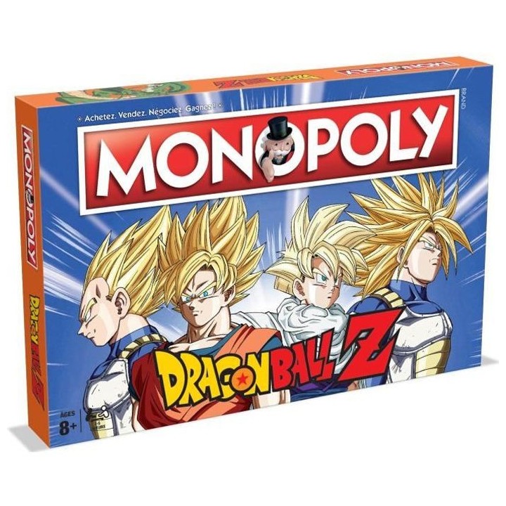 MONOPOLY - Dragon Ball Z - Jeu de societé - Version française