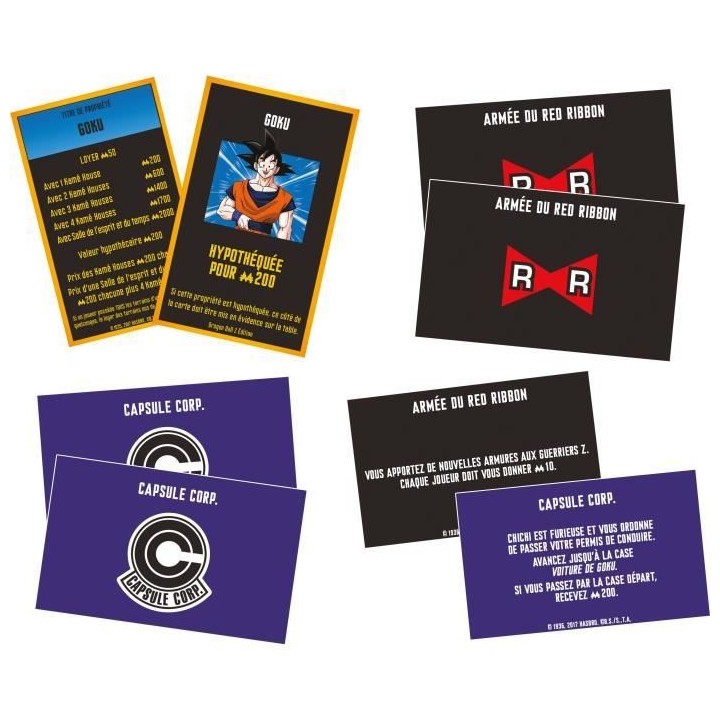 MONOPOLY - Dragon Ball Z - Jeu de societé - Version française