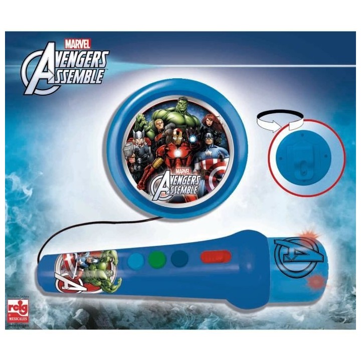 AVENGERS - Micro A Main Avengers Avec Amplificateur Et Rythmes - 1668