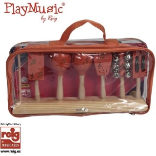 CLAUDIO REIG Ensemble percussion, plastique étui.