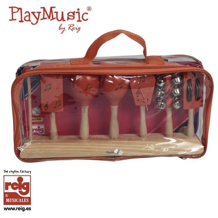 CLAUDIO REIG Ensemble percussion, plastique étui.