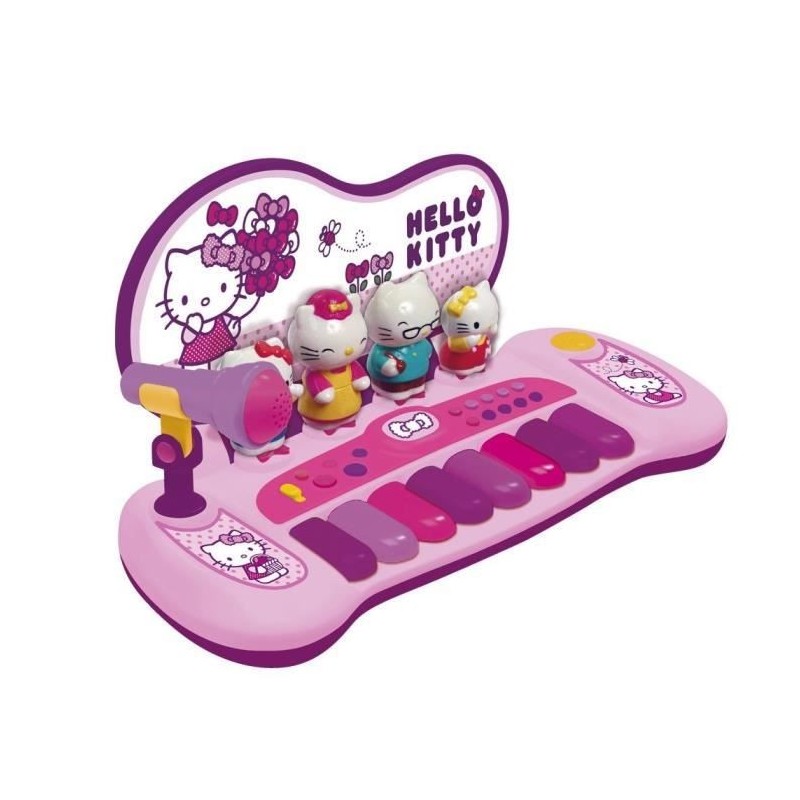 HELLO KITTY Piano avec 8 touches, 8 démos chansons, 3 rythmes, 3 instruments